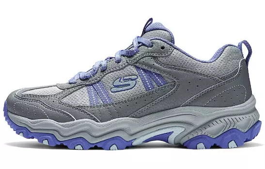 Кроссовки Stamina Outdoor Performance женские с низким верхом серо-фиолетовые Skechers