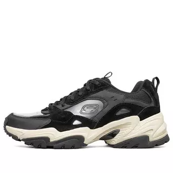 Кроссовки stamina v2 'black grey' Skechers, черный