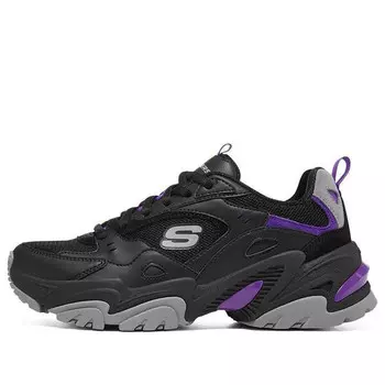 Кроссовки stamina v2 'black purple' Skechers, черный
