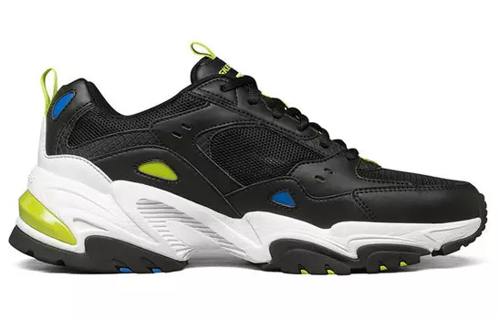 Кроссовки Stamina V2 Chunky для мужчин с низким верхом, черные/желтые/синие Skechers