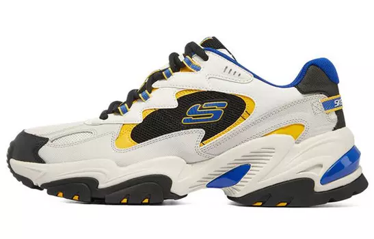 Кроссовки Stamina V2 Chunky мужские низкие черные/многоцветные Skechers