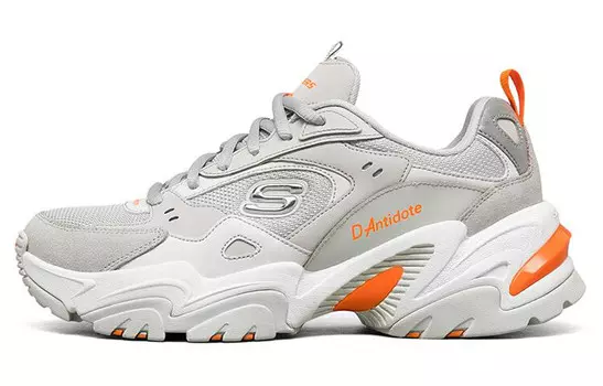 Кроссовки Stamina V2 Chunky женские низкие светло-серые Skechers
