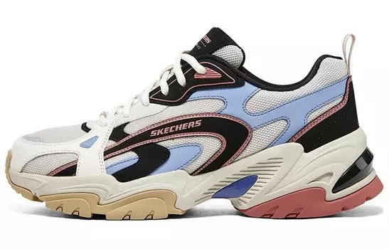 Кроссовки Stamina V2 для бега мужские с низким верхом Ultra Blue/Fire Orchid Skechers