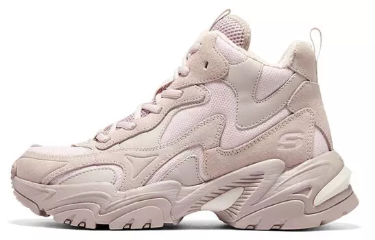 Кроссовки Stamina V2 Lifestyle женские высокие телесно-розовые Skechers