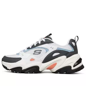 Кроссовки stamina v2 low running shoes white/black Skechers, белый