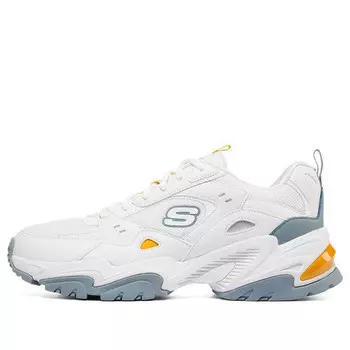 Кроссовки stamina v2 'white blue' Skechers, белый