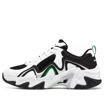 Кроссовки stamina v3 'black white green' Skechers, белый