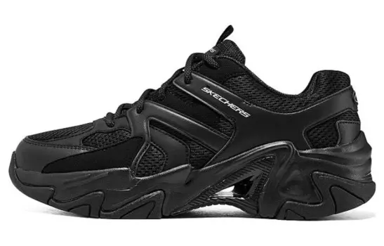 Кроссовки Stamina V3 Chunky для мужчин с низким верхом, полностью черные Skechers