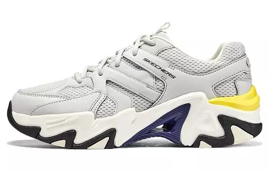 Кроссовки Stamina V3 Chunky мужские низкие белые/серые Skechers