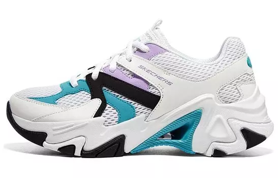 Кроссовки Stamina V3 Chunky женские низкие белые/королевские синие Skechers