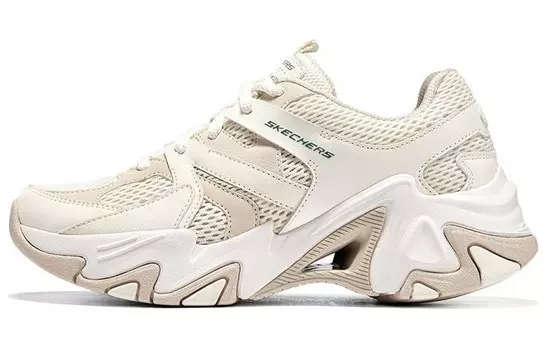 Кроссовки Stamina V3 Chunky женские низкие белые/желтые Skechers