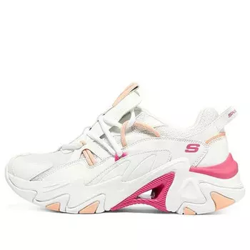 Кроссовки stamina v3 'white pink' Skechers, белый