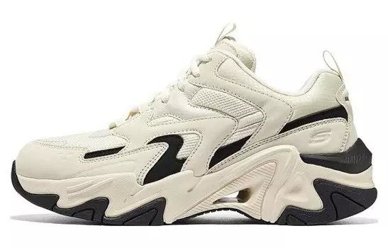 Кроссовки Stamina V6 Chunky мужские низкие черные/бежевые Skechers