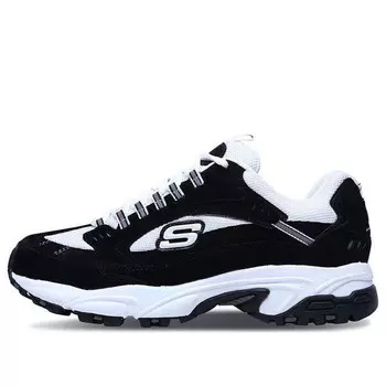 Кроссовки stamina vntgrunning shoes black/white Skechers, черный