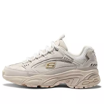 Кроссовки stamina 'white cream' Skechers, белый