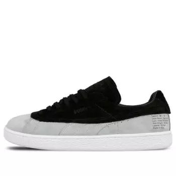 Кроссовки stampd x suede classic 'white black' Puma, черный