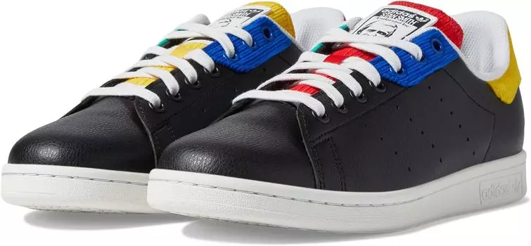 Кроссовки Stan Smith adidas, цвет Core Black/Crystal White/Team Royal Blue