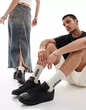 Кроссовки Stan Smith черного цвета adidas Originals