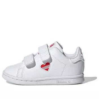 Кроссовки stan smith infant 'valentine's day' Adidas, белый