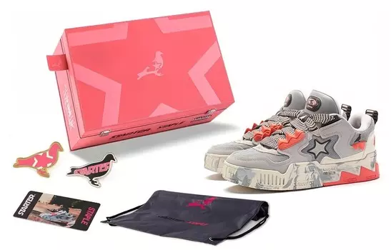 Кроссовки Staple X STARTER Vol Series Skateboarding Shoes Unisex Low-top Gray/Pink, цвет Dusty Rose