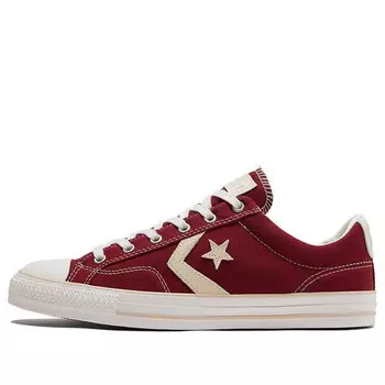 Кроссовки star player non-slip wear-resistant low top casual canvas shoes red Converse, красный