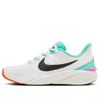 Кроссовки star runner 4 next nature se 'white orange green frost' Nike, белый