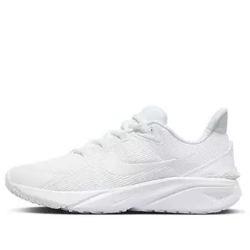 Кроссовки star runner 4 'triple white' Nike, белый