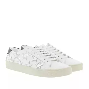 Кроссовки star sneakers leather Saint Laurent, белый