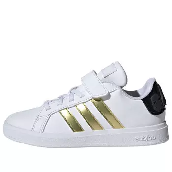 Кроссовки star wars grand court 2.0 'white black metallic gold' Adidas, белый
