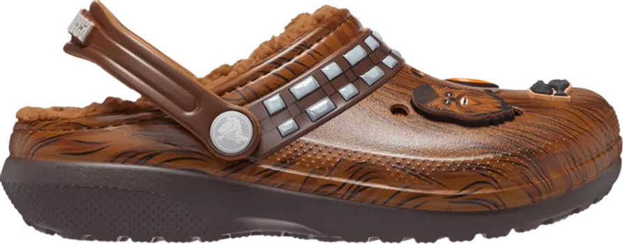 Кроссовки Star Wars x Classic Lined Clog Kids 'Chewbacca', коричневый