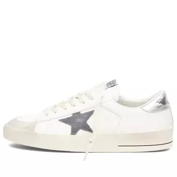 Кроссовки Stardan из кожи и замши Golden Goose, белый