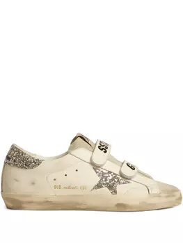 Кроссовки старой школы Golden Goose, белый
