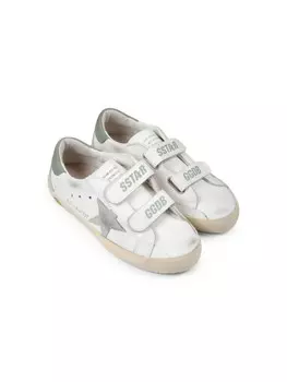 Кроссовки старой школы Golden Goose Kids, белый