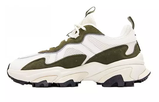 Кроссовки STARTER Chunky Sneakers Women's Low-top White/Green, зеленый