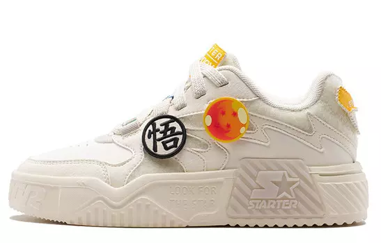 Кроссовки STARTER Skateboarding Shoes Men Low-top White, белый