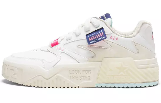 Кроссовки STARTER Skateboarding Shoes Men Low-top White, белый