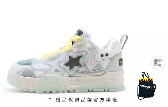 Кроссовки STARTER Skateboarding Shoes Unisex Low-top White, белый