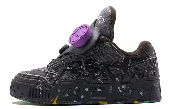 Кроссовки STARTER Skateboarding Shoes Unisex Low-top Black, черный