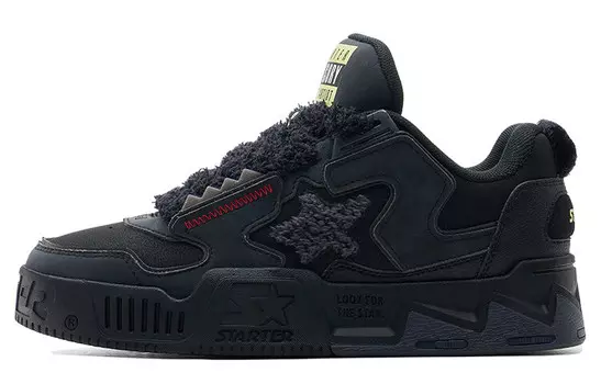 Кроссовки STARTER Vol Series Skateboarding Shoes Unisex Low-top Black, черный