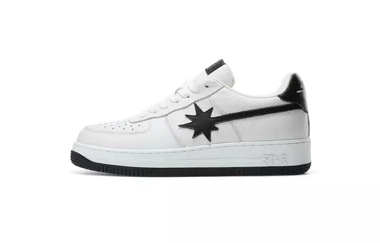 Кроссовки starwalk soldier Skateboarding Shoes Unisex Low-top Black, белый