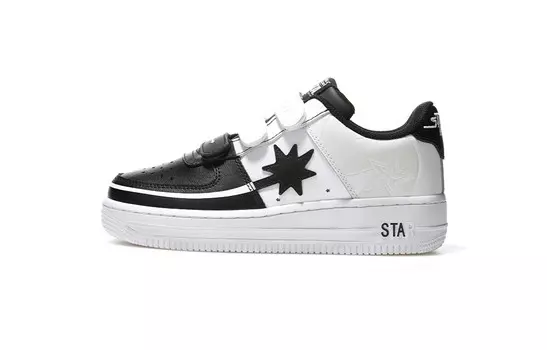 Кроссовки starwalk soldier Skateboarding Shoes Unisex Low-top White, черный