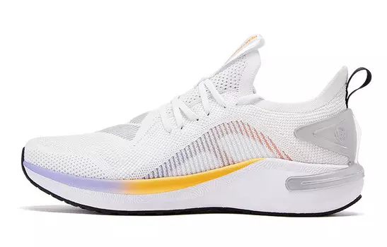 Кроссовки State Extreme 5.0 для бега мужские с низким верхом, большие, белые/оранжевые Peak