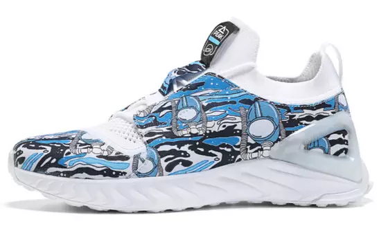 Кроссовки State Pole Running Shoes Men Low-top White/Royal Blue/Fern Green Peak