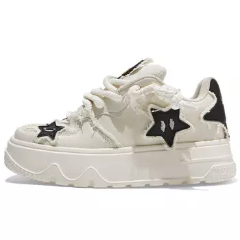 Кроссовки Stateof Stars Skateboarding Shoes Unisex Low-top, белый