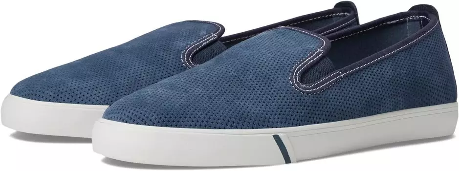 Кроссовки Stealth Suede Slip-On Sneaker johnnie-O, темно-синий