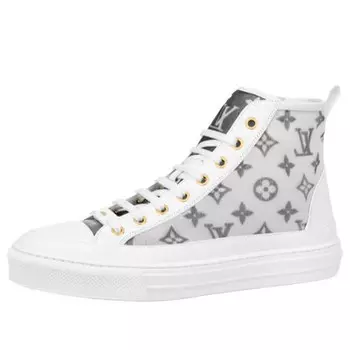 Кроссовки stellar ankle sneakers 'white grey' Louis Vuitton, белый
