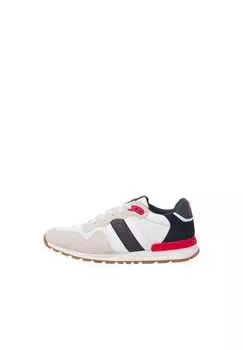 Кроссовки Stellar из сетки и синтетической кожи со шнуровкой. Jack & Jones, белый