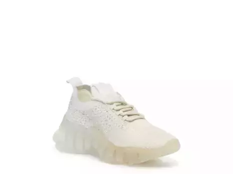 Кроссовки Steve Madden Miss — детские, металлик, слоновая кость