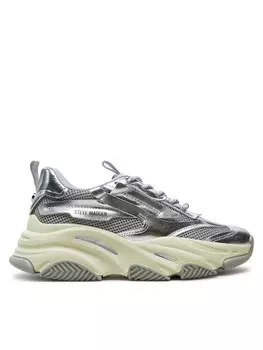 Кроссовки Steve Madden, серебряный