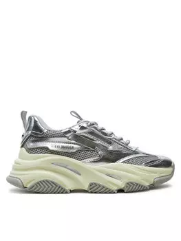 Кроссовки Steve Madden, серебряный